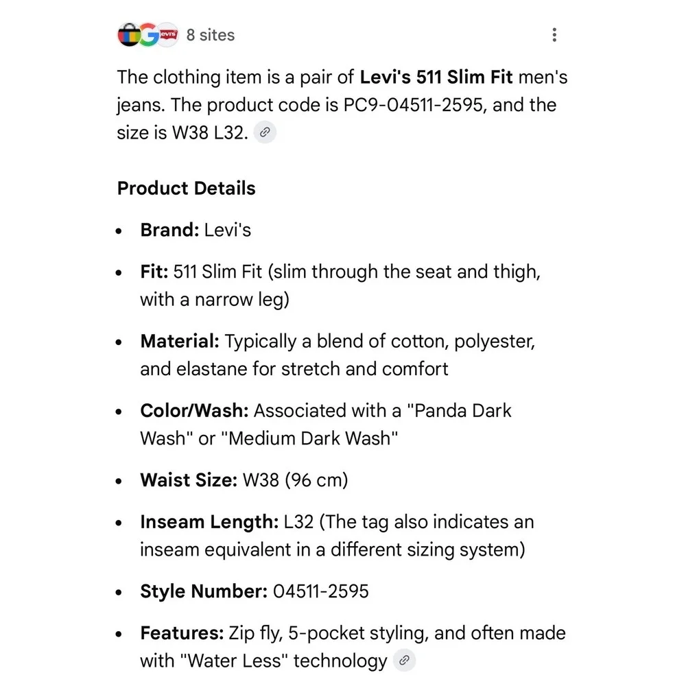 Levis levi 511