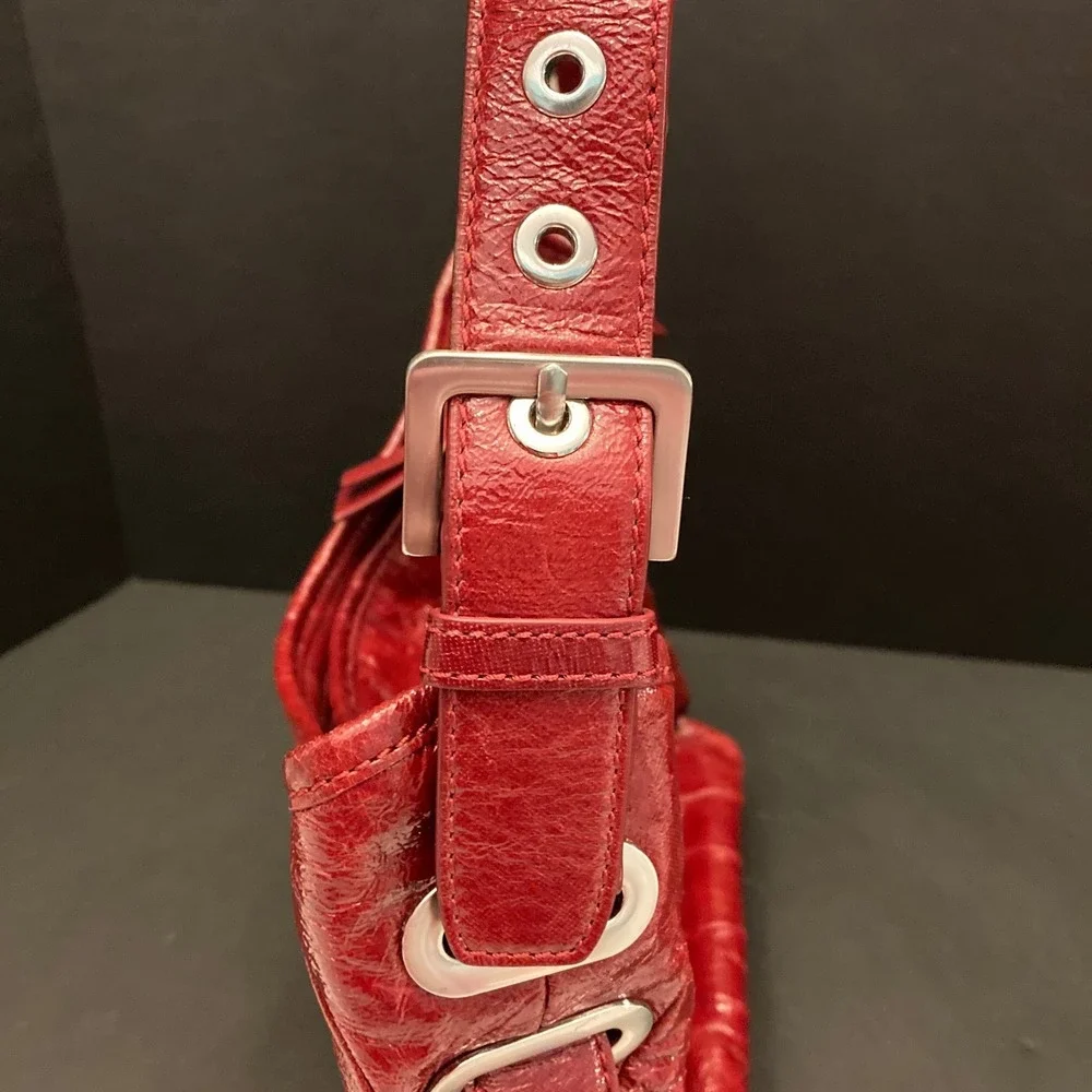 Stuart Weitzman glass please purse