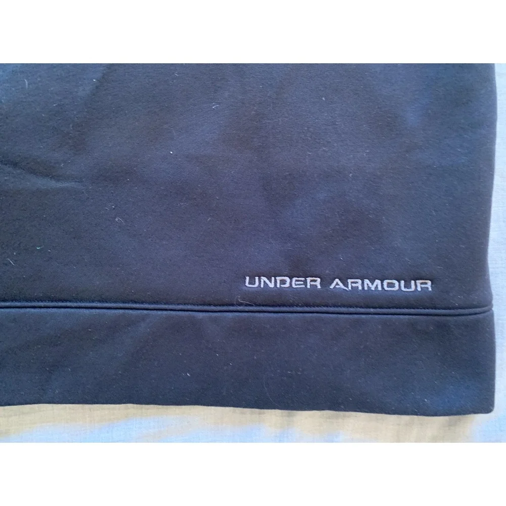 Under Armour Jacket Boys Size Small Black Full Zip‎ Hood