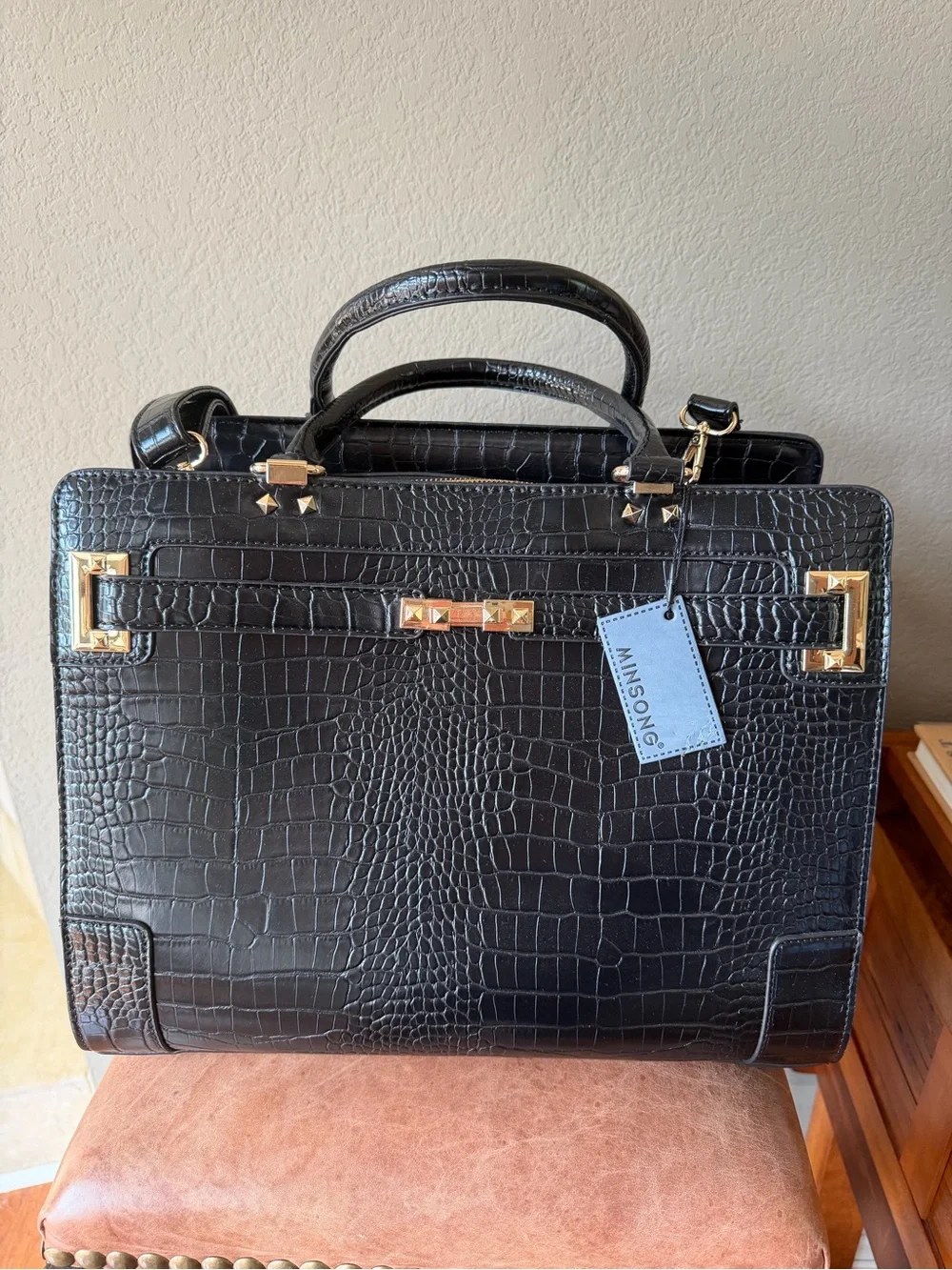 minsong black croc