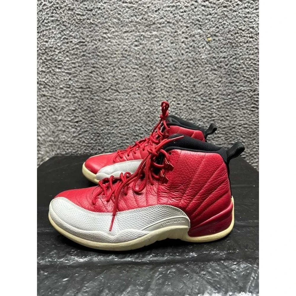 Nike Air Jordan 12 Retro Gym Red Basketball Sneakers 130690-600 Mens Size‎ 10 US
