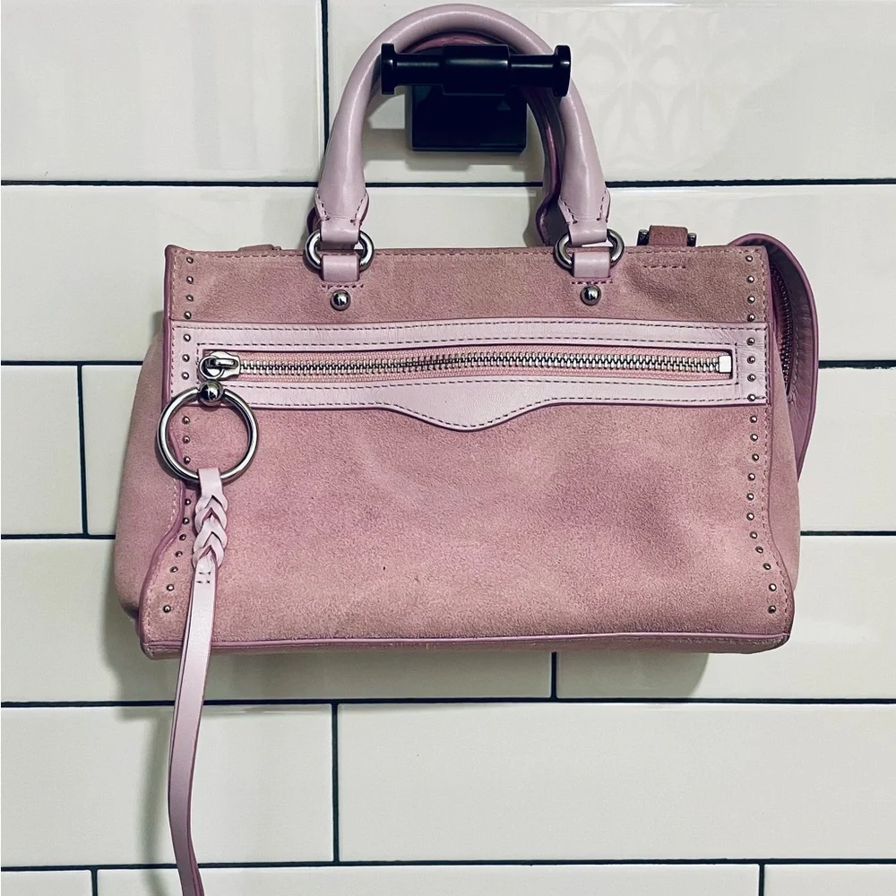 Rebecca Minkoff Bedford micro suede mini Satchel Purse