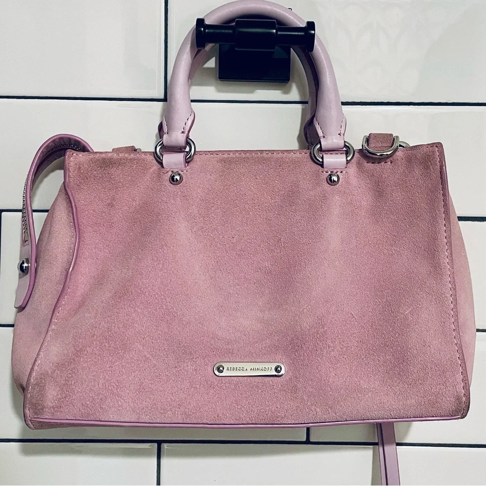Rebecca Minkoff Bedford micro suede mini Satchel Purse