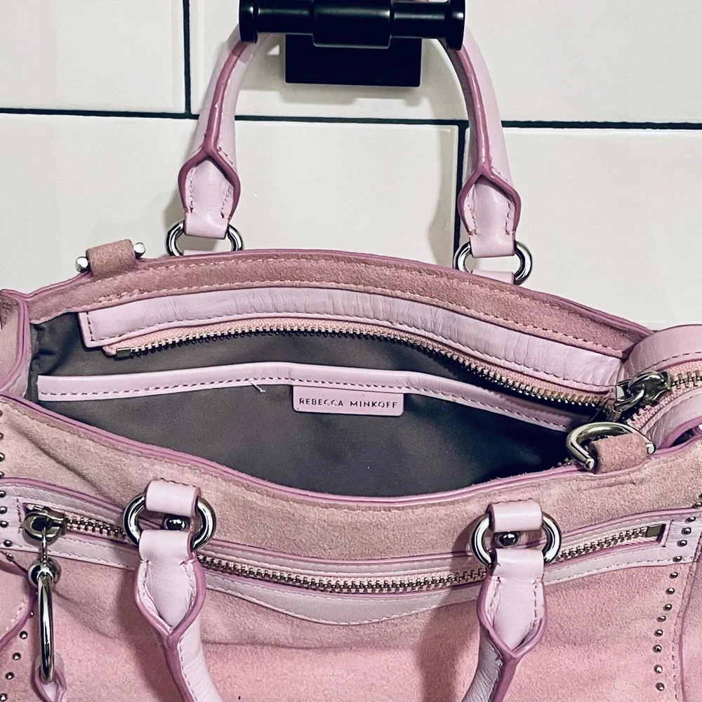 Rebecca Minkoff Bedford micro suede mini Satchel Purse