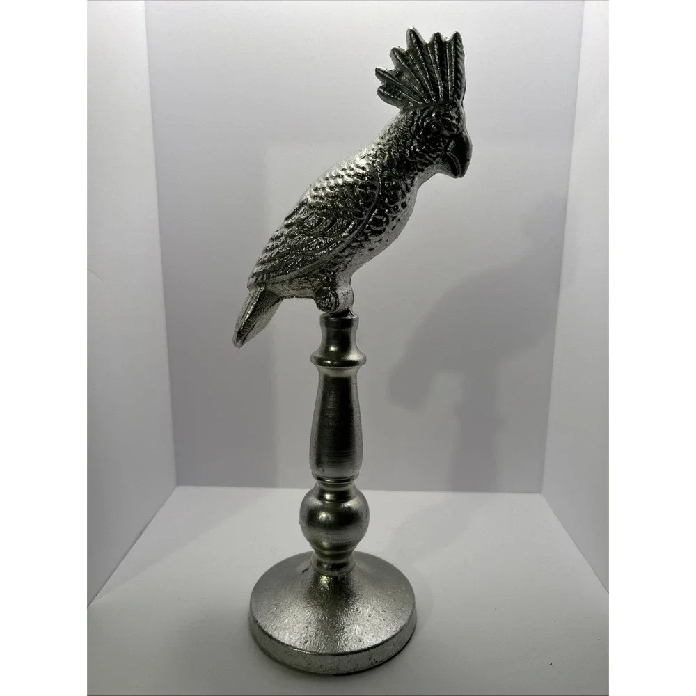 Grace Mitchell Parrot On A Stand Figurine 13.5 