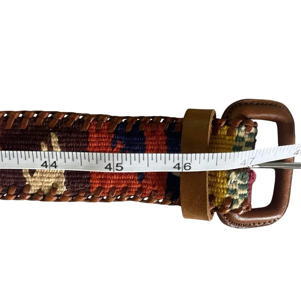 Handmade leather mayan