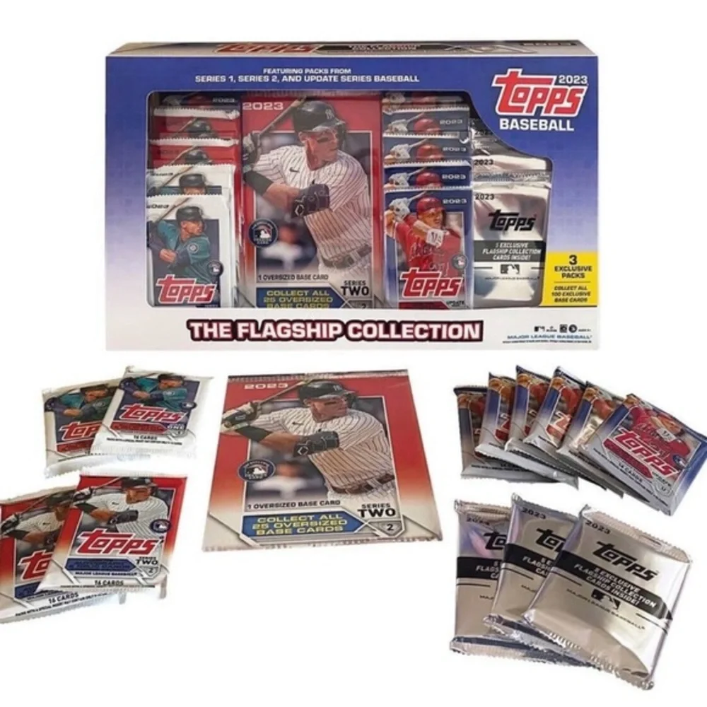 2023 Topps Baseball Flagship Collection Series 1 2 & Update EXCLUSIVE SEALED BOX