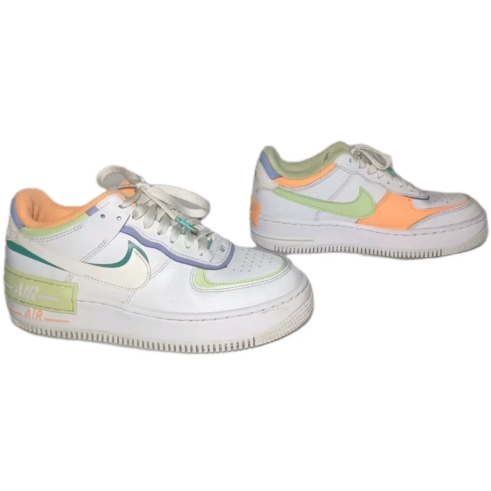 Nike Air Force 1 Shadow “White/Peach Cream” Women’s Shoes Sz 7.5 US DX3718 100