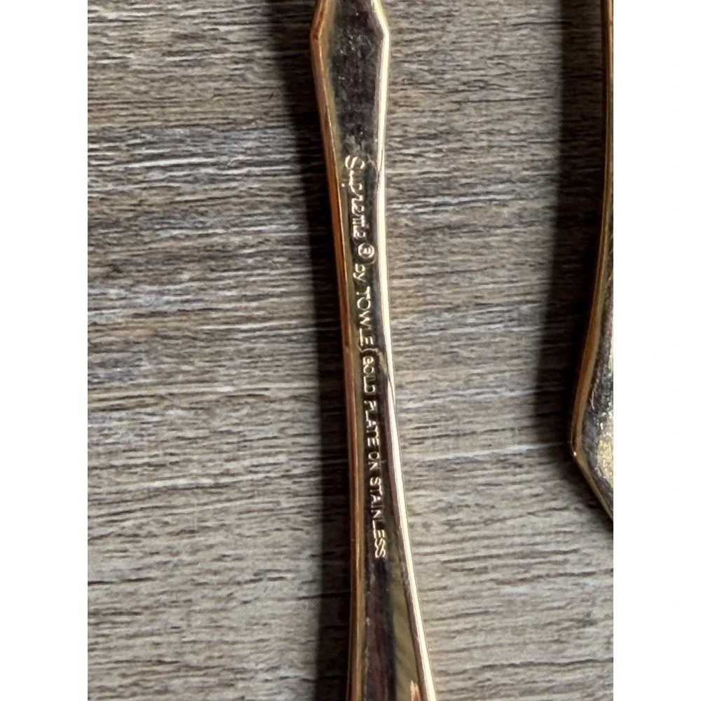 Service For 4 Towle Supreme Cutlery PRIMAVERA Pattern Stainless Flatware