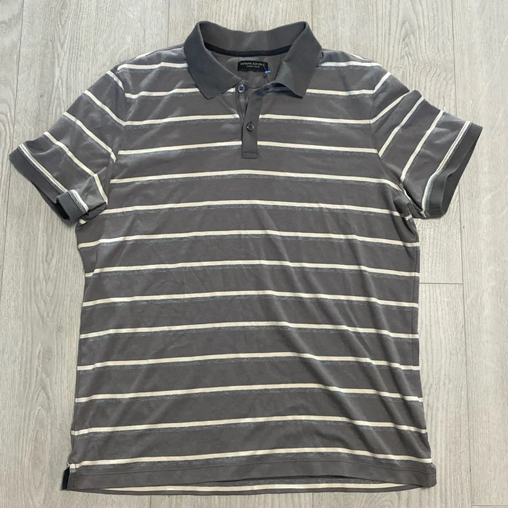 🔥BUNDLESALE Mens M Banana Republic Luxury Touch polo golf shirt