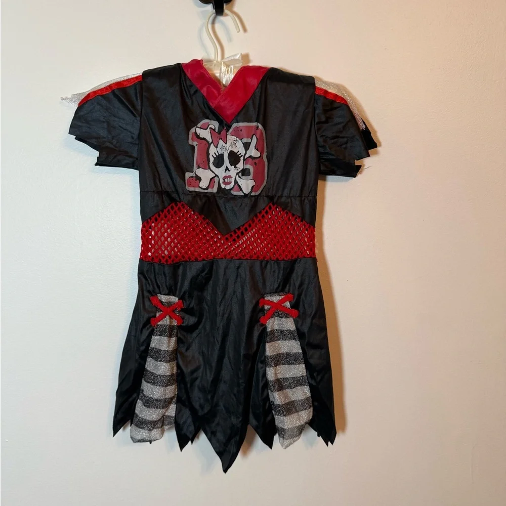 Spirit Cheerless Leader‎ Costume with Red and Black Details