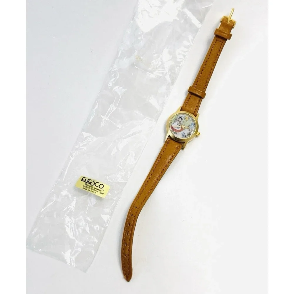Vintage 1997 Enesco Lucie‎ Attwell Collectible Illustrated Watch NWT Wristwatch