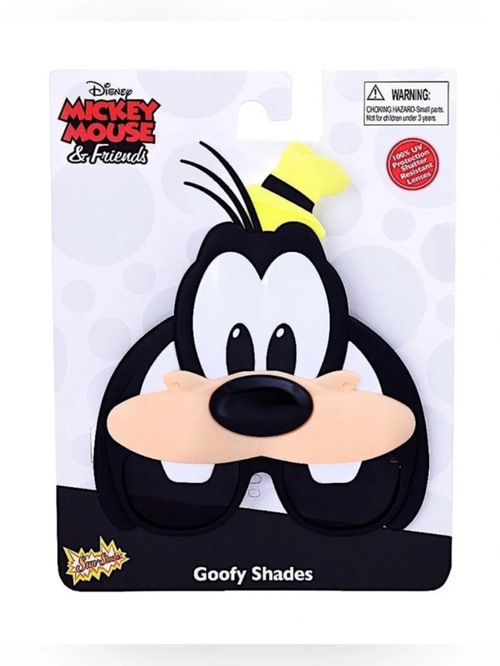 NWT Sunglasses Disney Sun-Staches of the Character Goofy UV400 OSFM