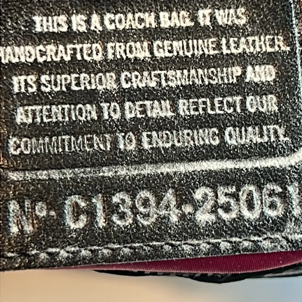 Coach pre owned