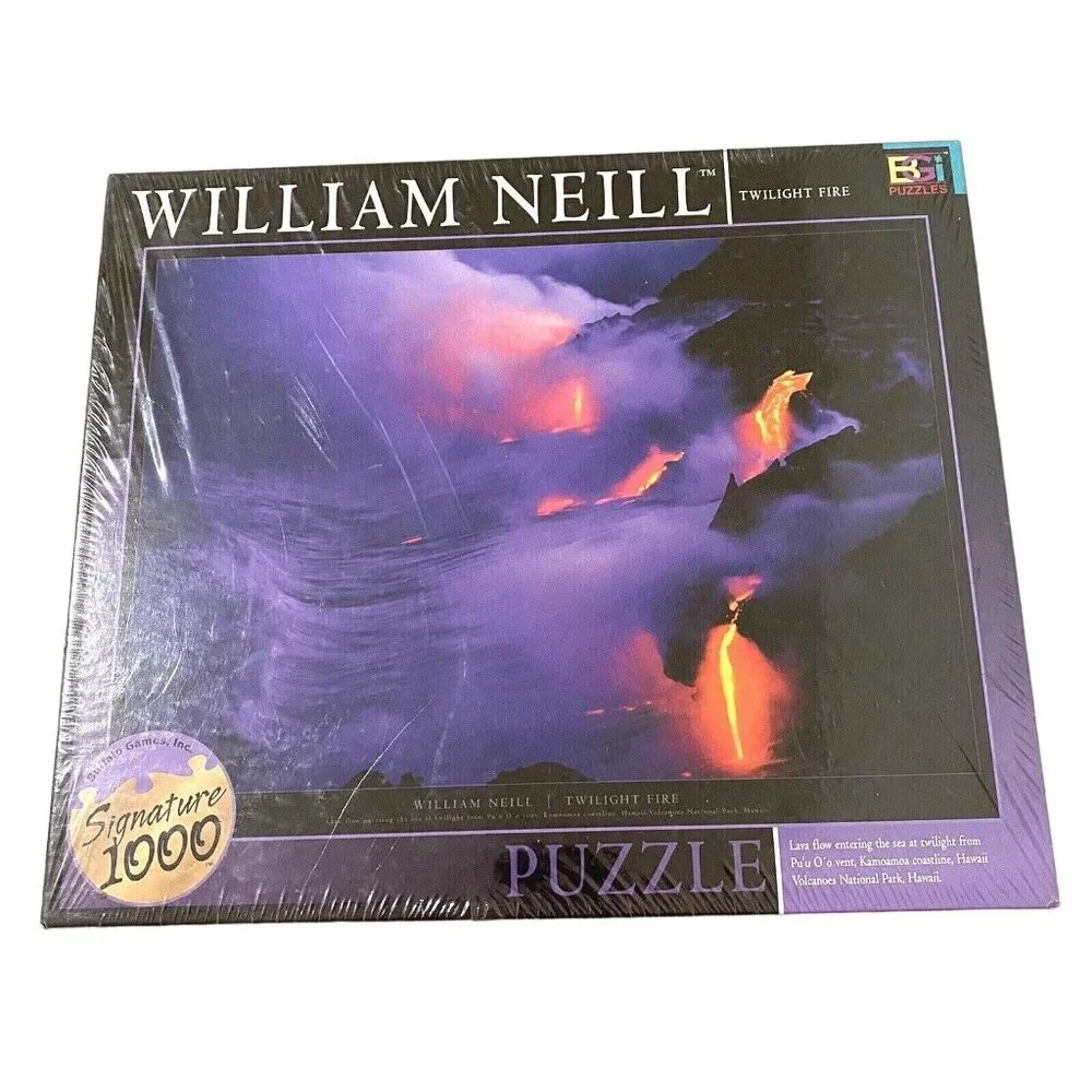 Buffalo William Neill Twilight Fire 1000 Piece Jigsaw‎ Puzzle