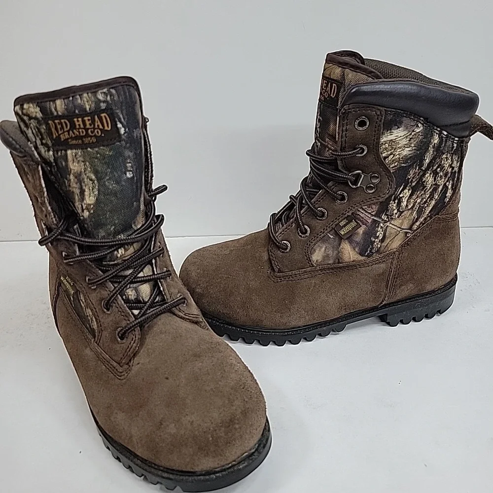 Red Head‎ hunting Camouflage boots Thinsulate and Waterproof Youth size 6m