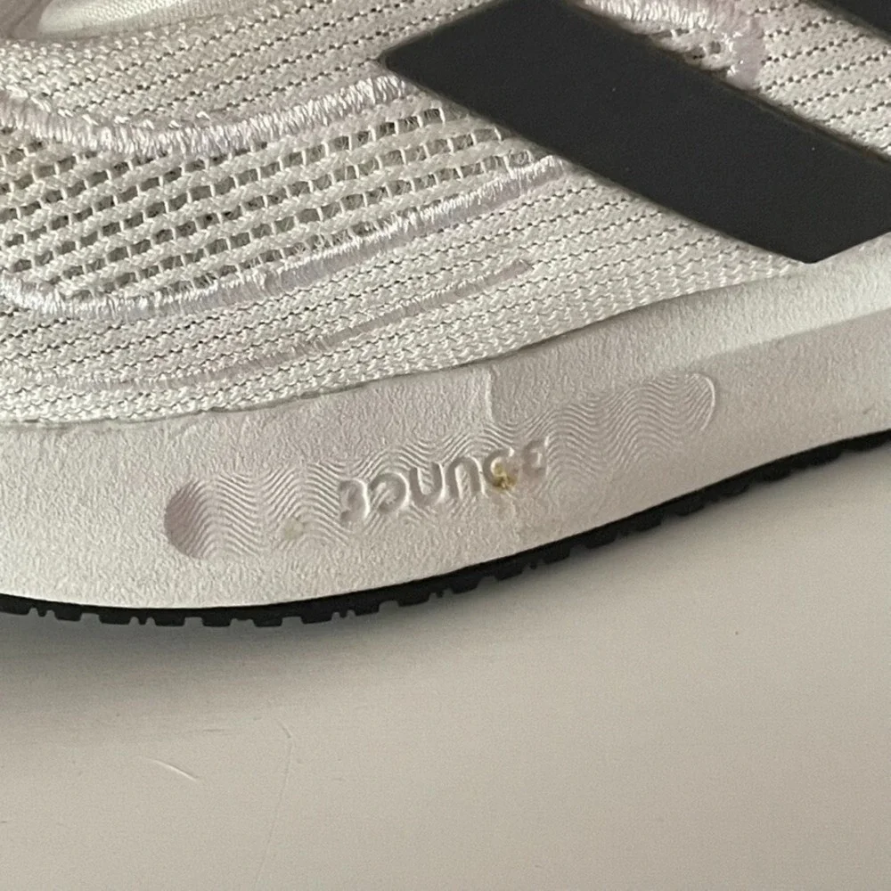 adidas white black