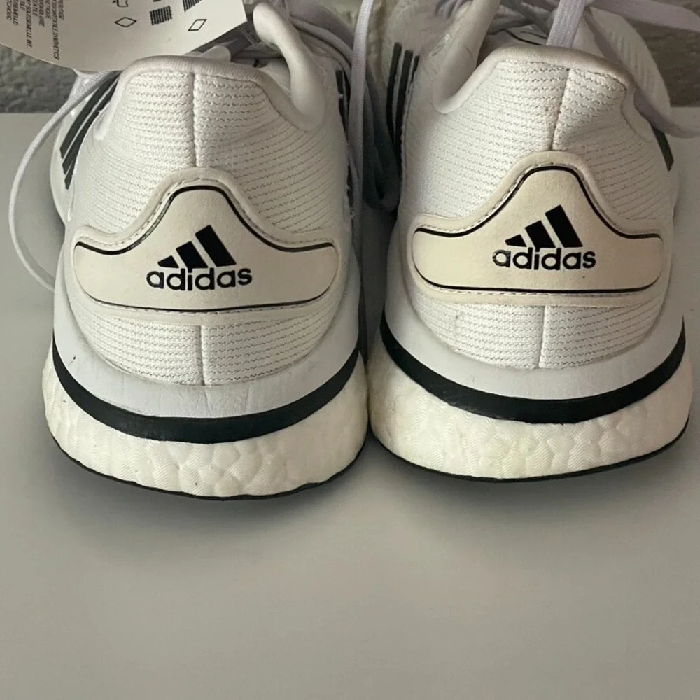adidas white black