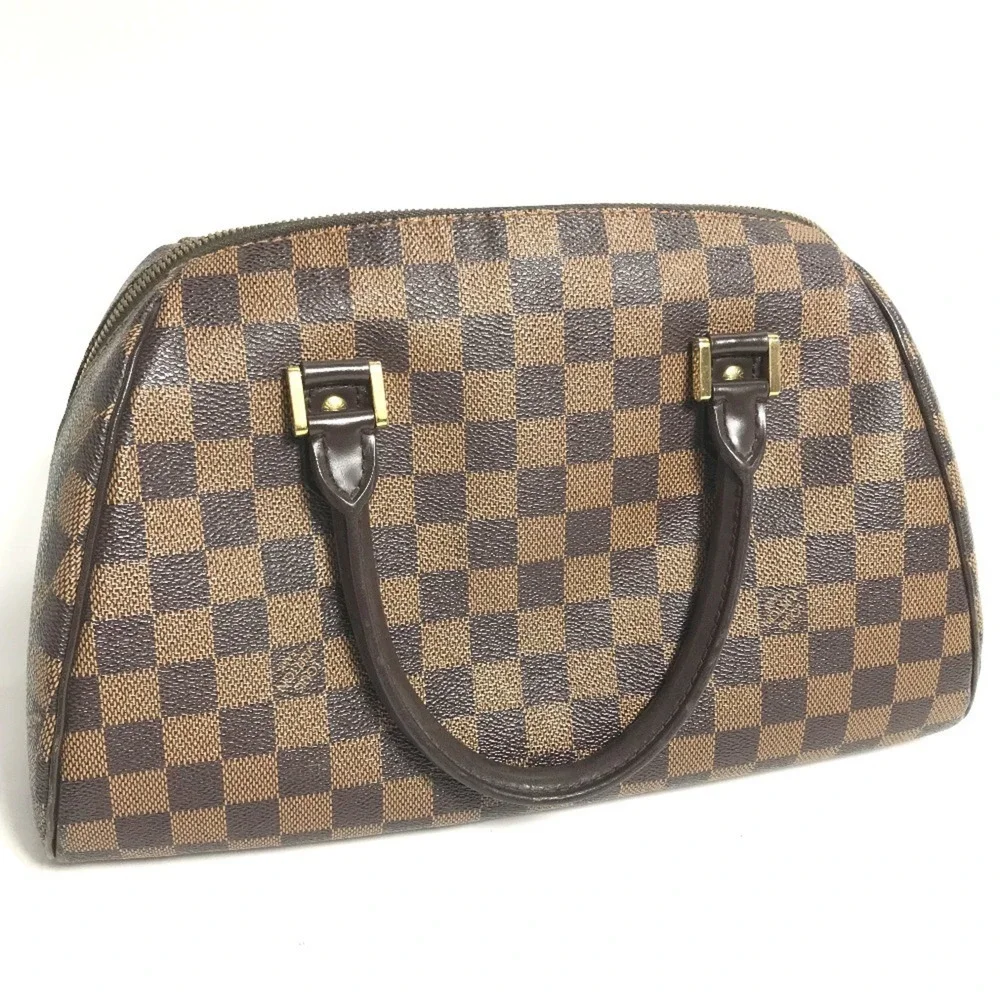 LOUIS VUITTON Brown Damier Canvas Boston Bag