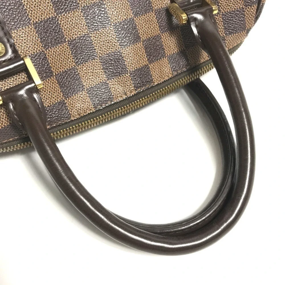 LOUIS VUITTON Brown Damier Canvas Boston Bag