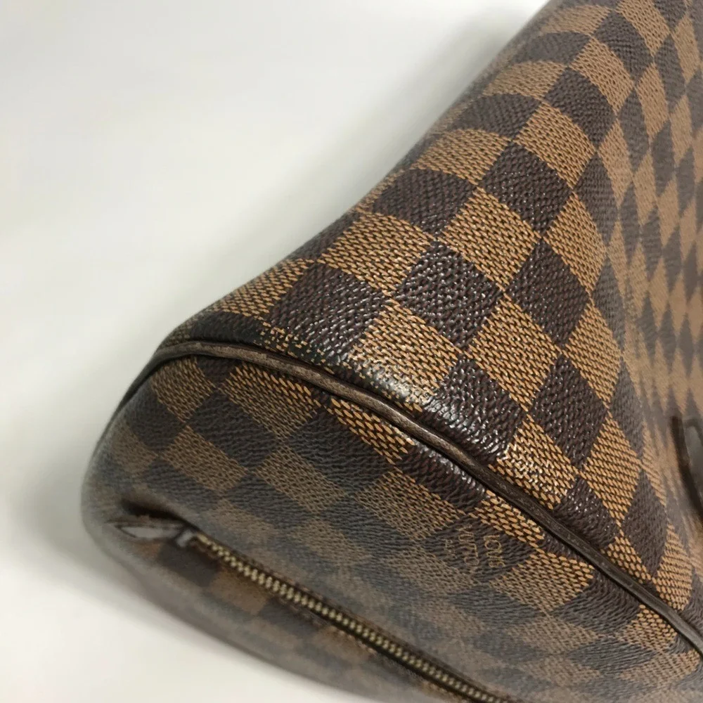 LOUIS VUITTON Brown Damier Canvas Boston Bag