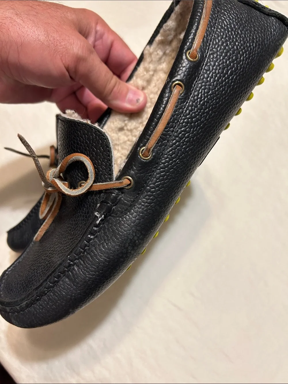 Cole Haan leather driving
