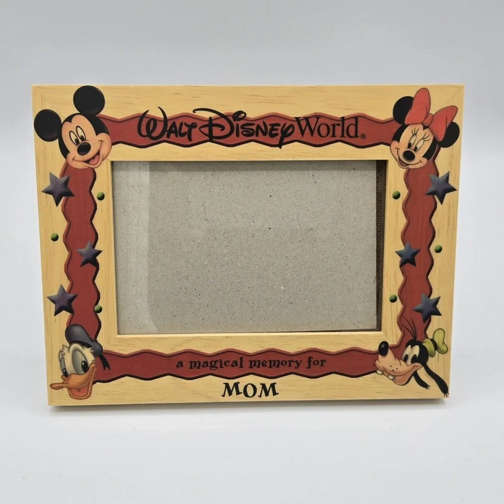 Walt Disney World‎ Theme Park Photo 4x6 Picture Frame Donald Goofy Minnie Mickey