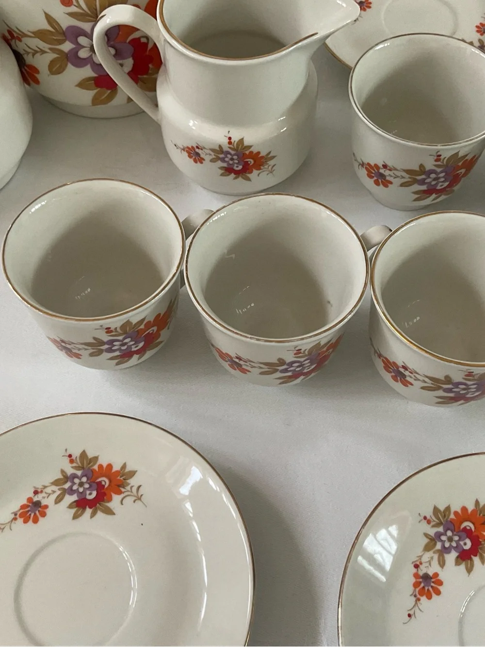 RARE VINTAGE MCM Tognana Porcelain Italian Tea Service