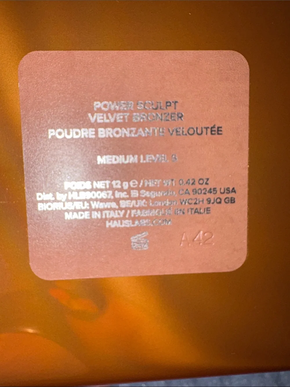 Haus Labs By Lady Gaga velvet bronzer