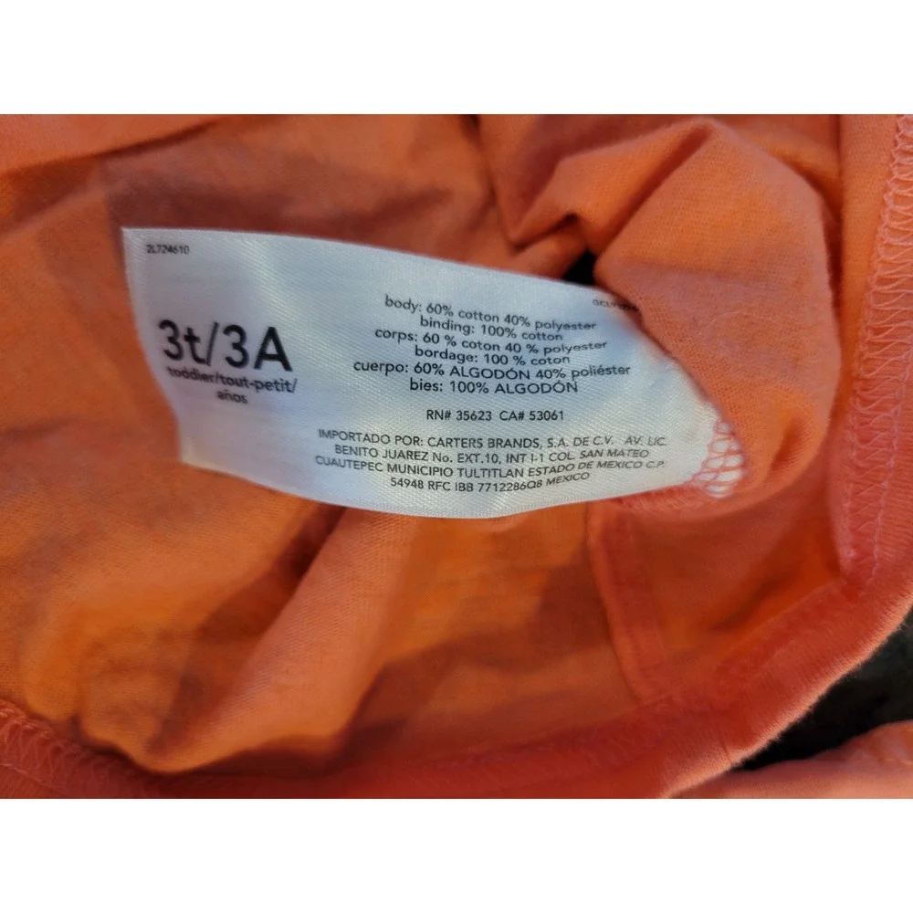 Carters coral color