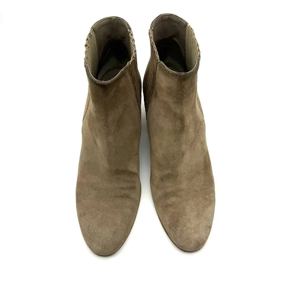 Vince Haider Ankle Bootie Flint Suede 8