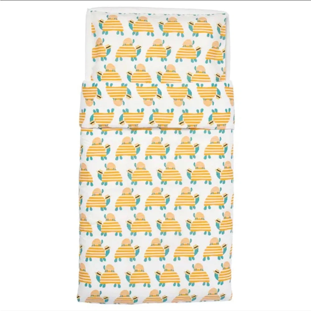 Ikea Comforter cover 1 pillowcase f crib RÖRANDE 43×49/14x22 