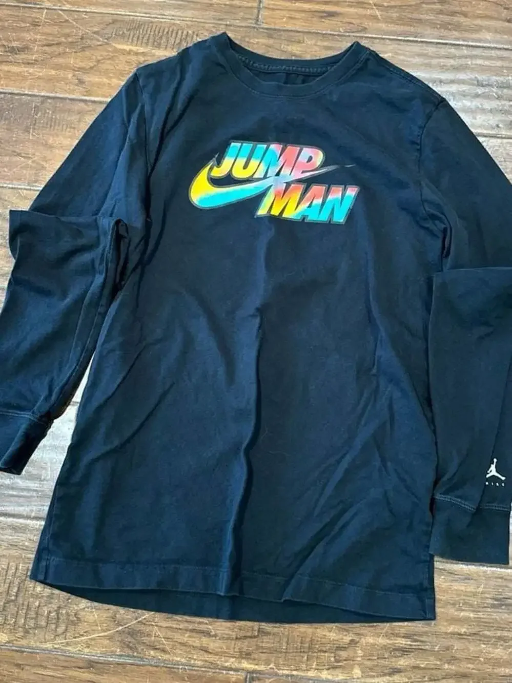 Jordan Flight‎ MVP Jumpman Men's Long-Sleeve T-Shirt Black