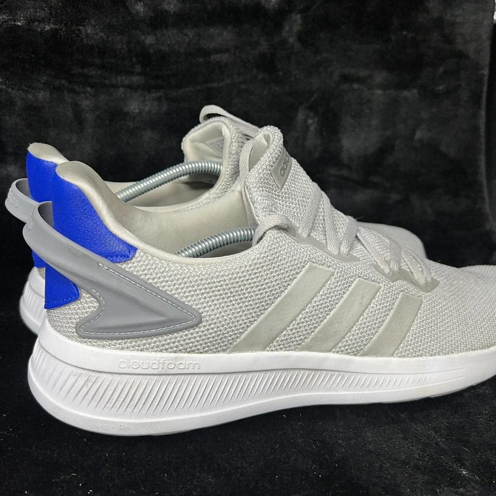 Adidas Lite Racer BYD 2.0 GZ8209‎ Mens 14 Running Shoes Gray Royal Blue Sneakers