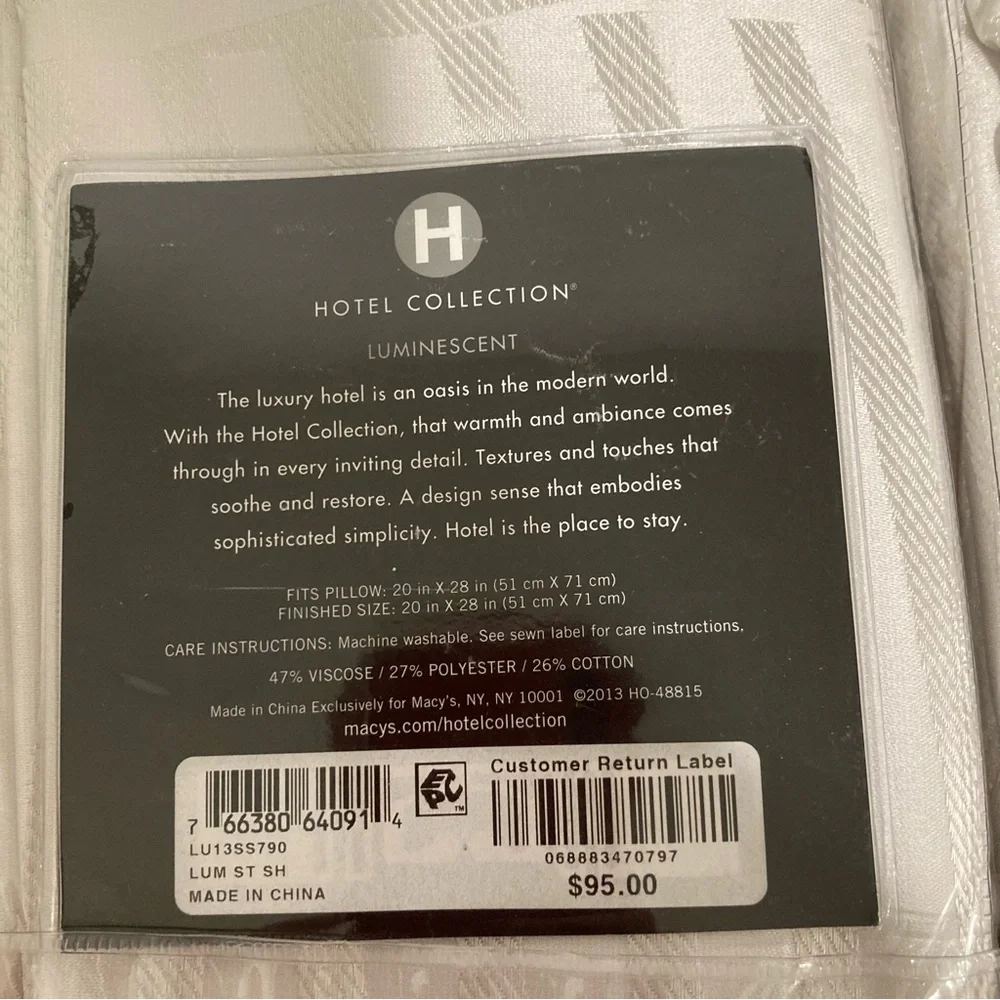 Hotel Collection two standard