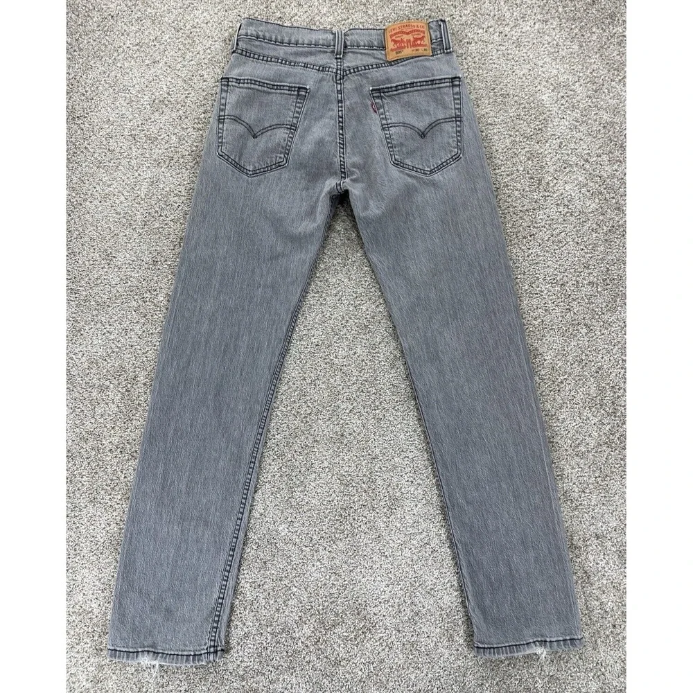 Levis 505 Jeans Mens Size‎ 30x31* Grey Regular Narrow Straight Flex Denim Egypt