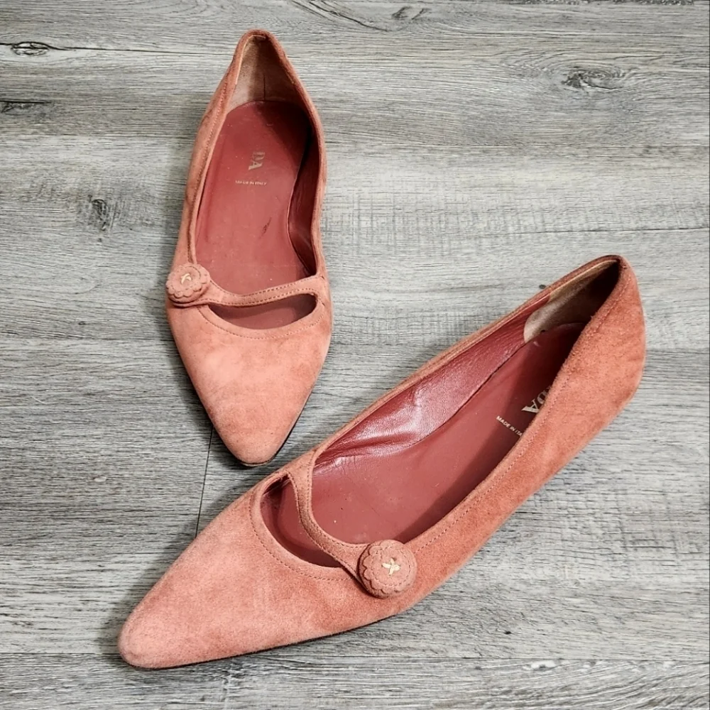 Prada vintage suede