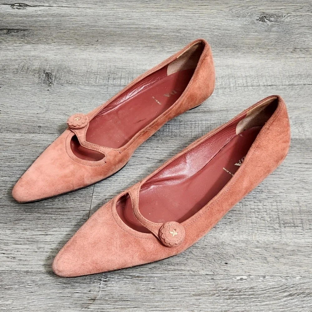 Prada vintage suede