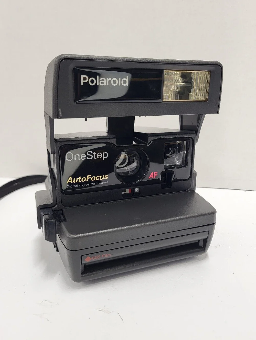 Vintage Polaroid One Step AutoFocus Instant Film Camera With Lanyard UNTESTED