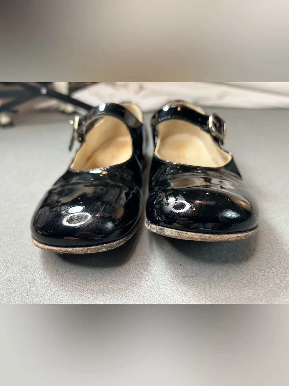 Girls Black Patent Mary Jane Shoes by Little Eric Size 30