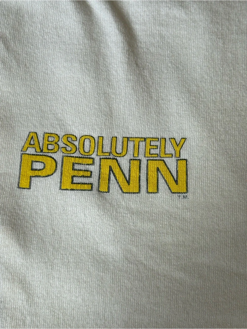 Vintage 90s Levi’s Absolutely Penn USA Made Single Stitch Graphic Tee M