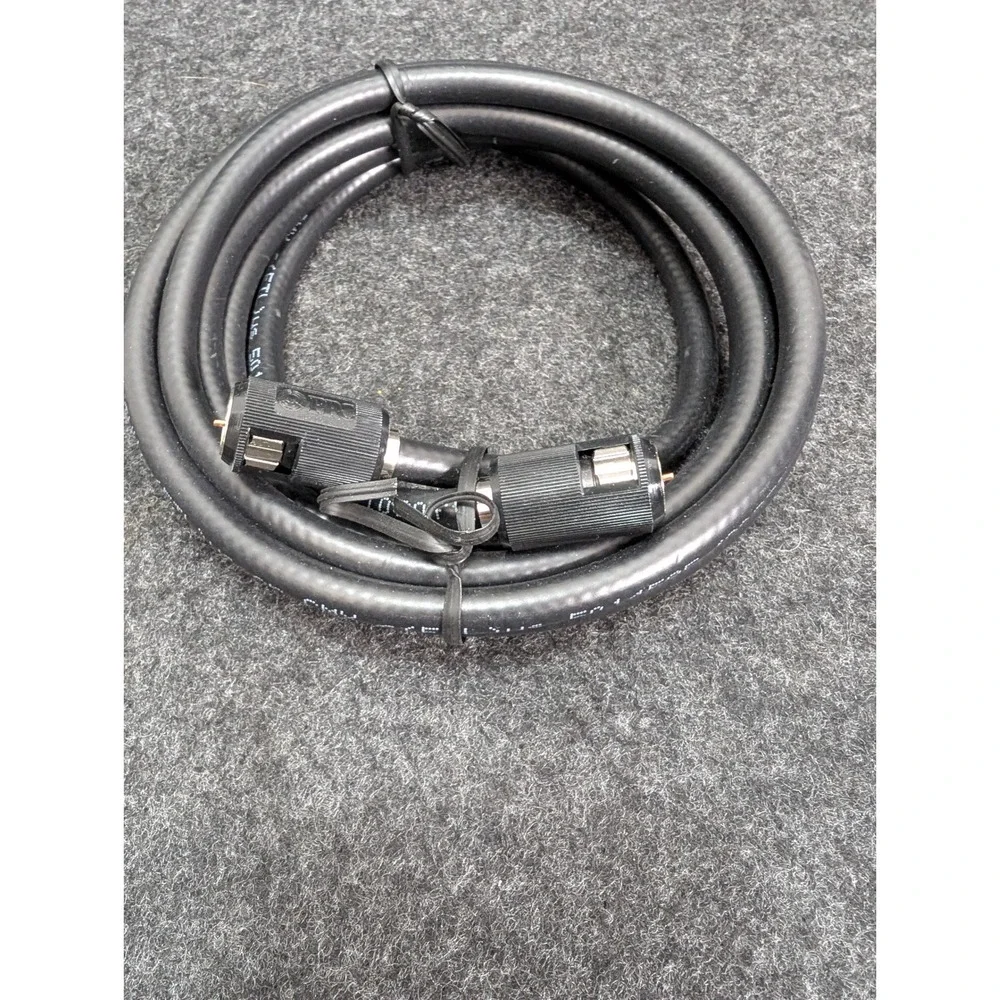 NEW PPC Perfect Flex 6 Series 18 AWG Coaxial Cable 8 Feet Black CATV CMX Coax