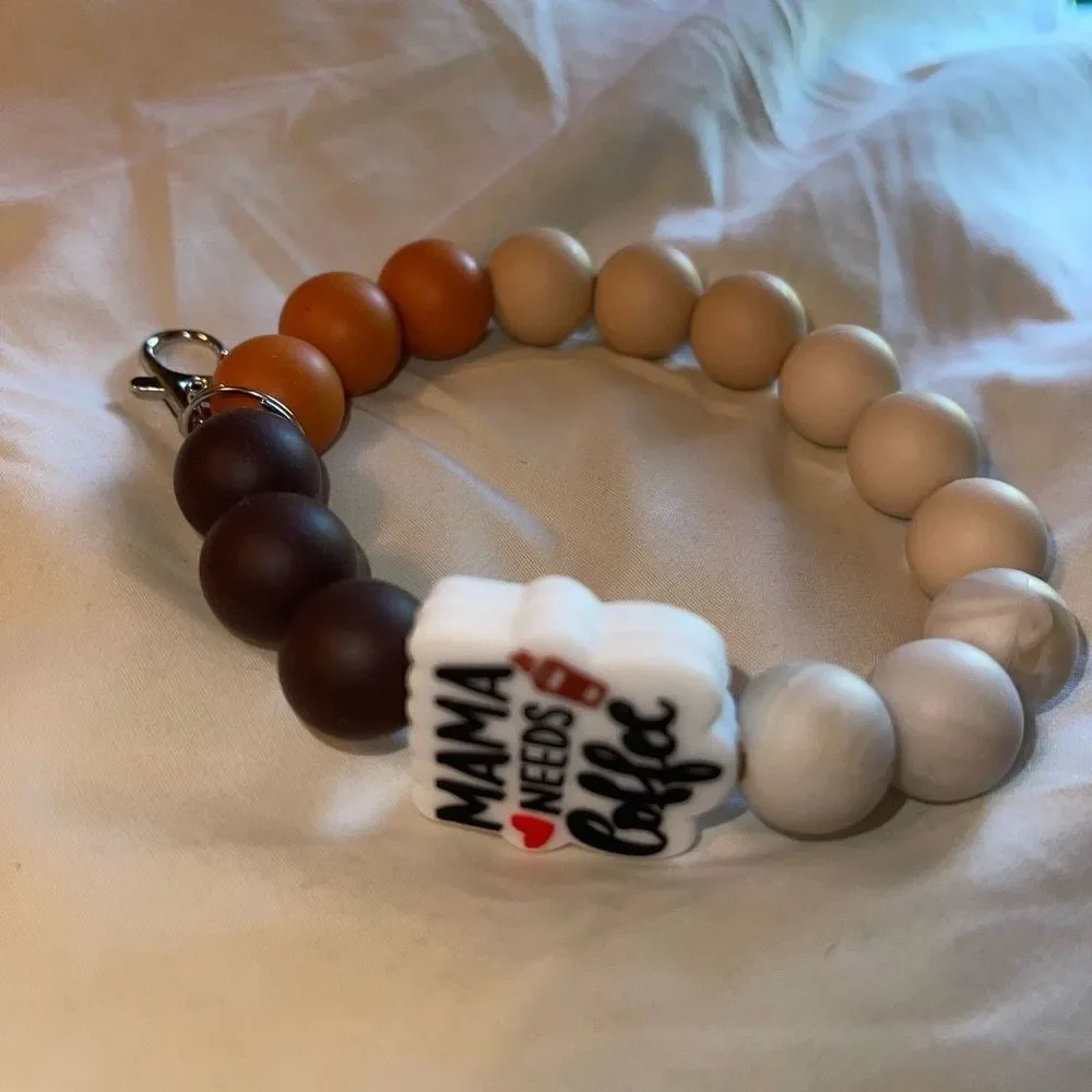 Hand Crafted keychain bracelet