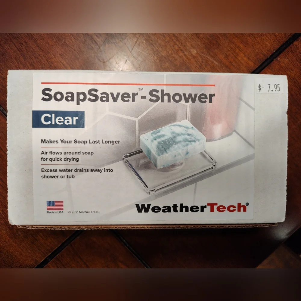 NWT WeatherTech SoapSaver--Shower in Clear