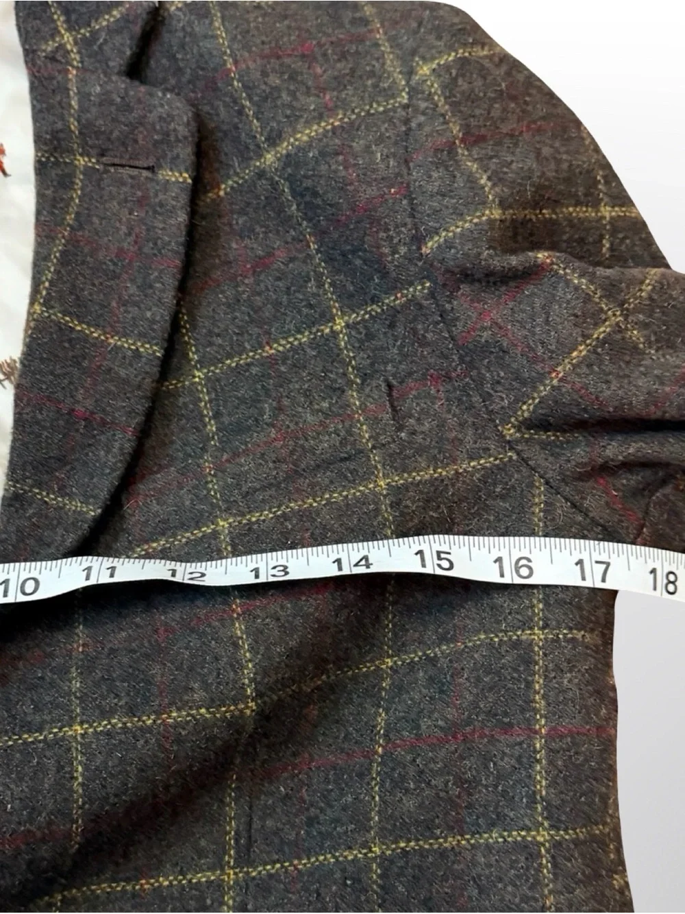 Class Club Gold Label Boys Wool Blend Blazer 14/16 | Windowpane Plaid