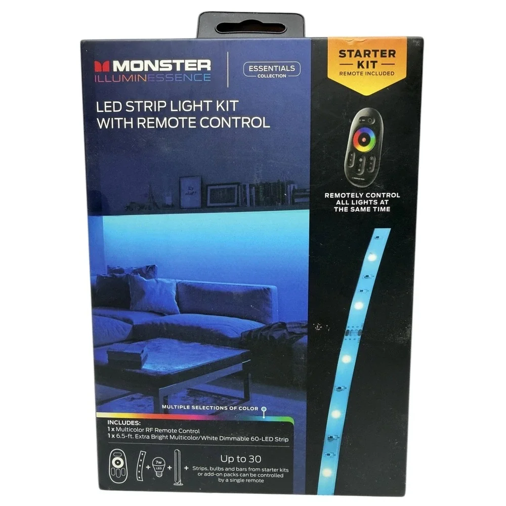 Monster LED Strip Light Kit‎ with Remote Control
