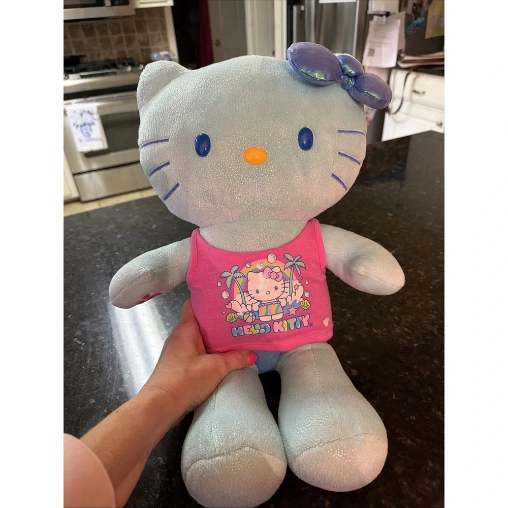 Build A Bear Sanrio Hello Kitty Summer Waves Plush Seafoam Shimmer BAB 18
