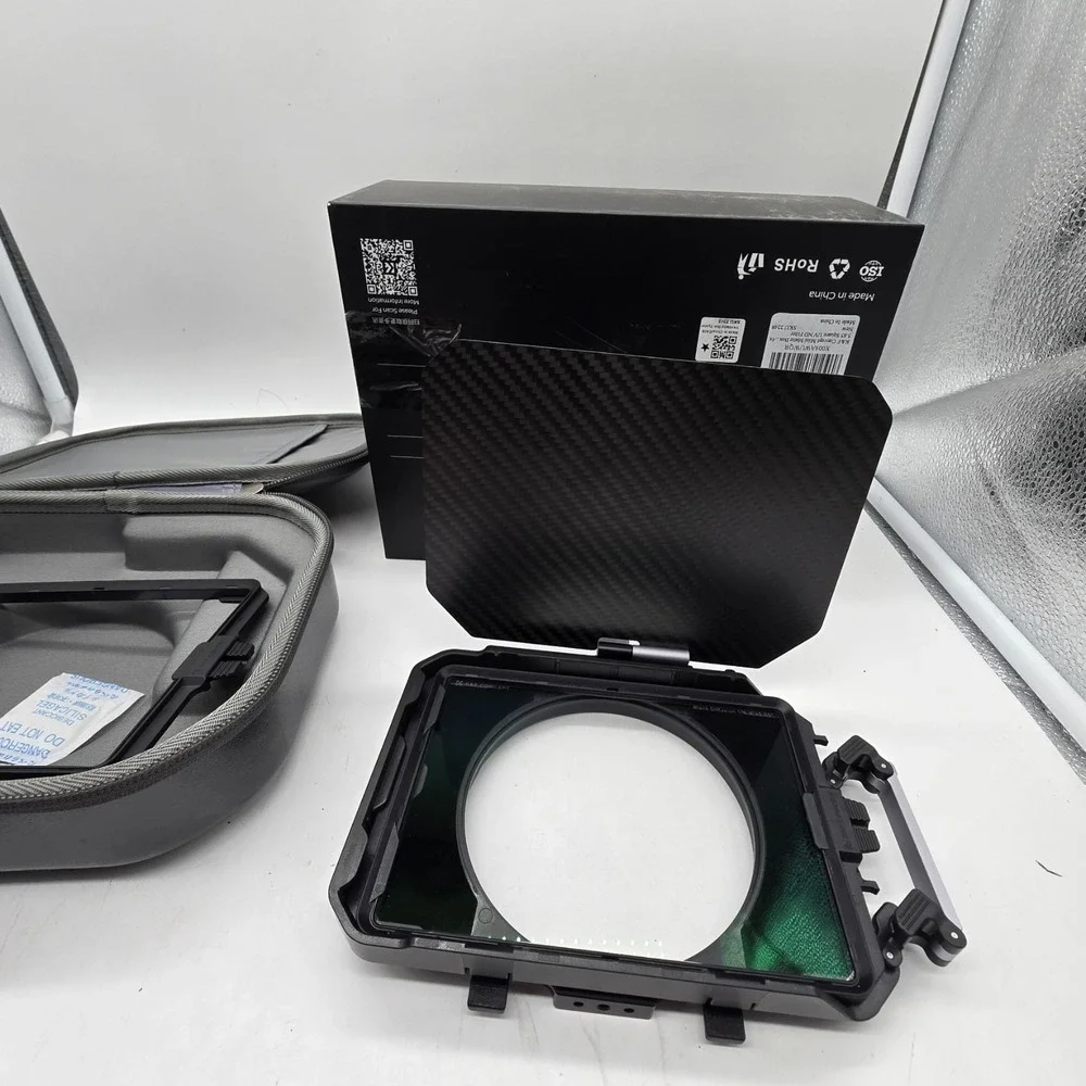K&F Concept Matte Box Kit‎ w/ Black Mist Filter & Adapter Rings 67–95mm DSLR