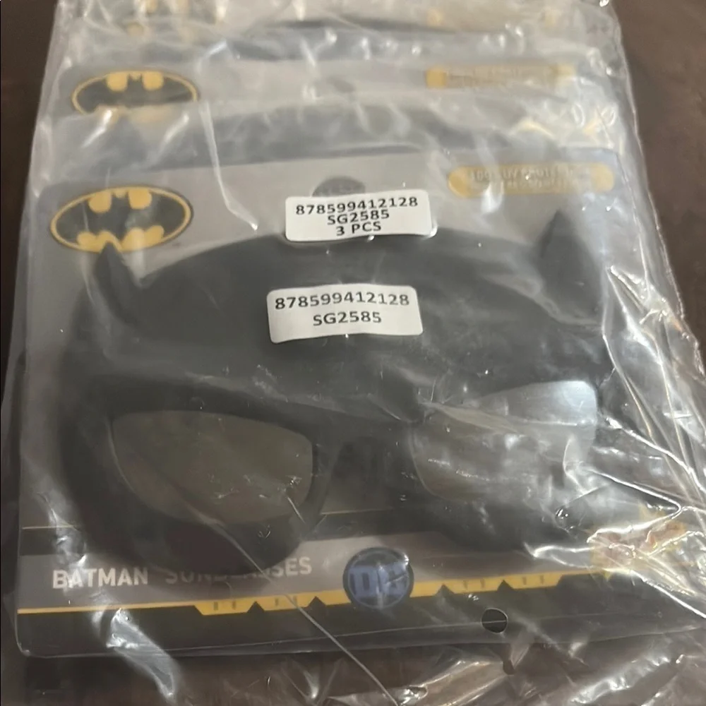Batman black sunglasses