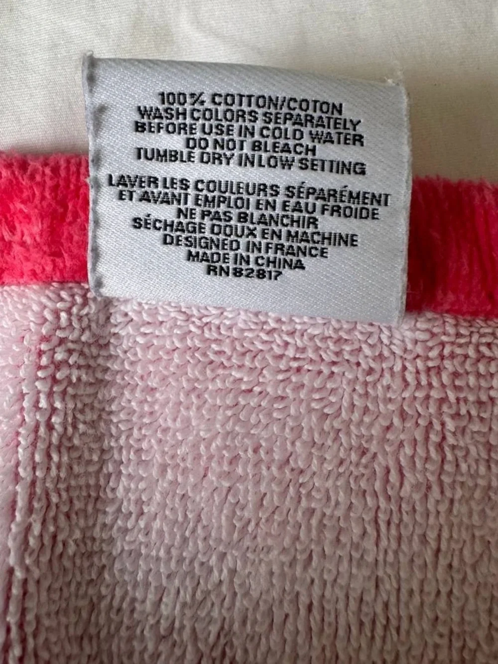 Lacoste crocodile towel color